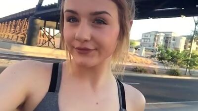 After her daily workout Rosalyn Sphinx soaps up in the shower and gets her horny pussy pounded by her fuck buddy