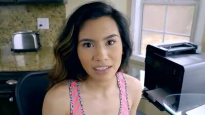 Tight pussy teen Christian Chastity seduces her stepdad for horny pussy pounding that ends wtih a creampie of cum