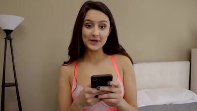 Eliza Ibarra is fooled into giving her stepbro a handie so she gets back by pranking him into fucking her greedy pussy