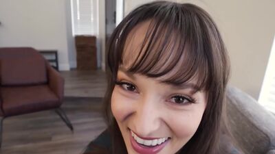 Amazing big boobs stepmom Lexi Luna warmed up her cold hands in my pants