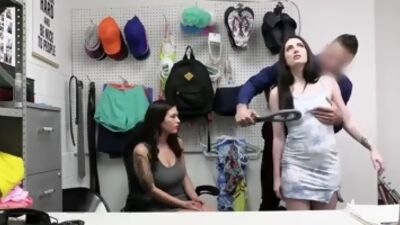 Teens Jasmine Wilde and Aria Carson disciplined by a big DONG