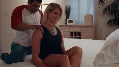 Thick trans beauty rimmed and barebacked in erotic couple