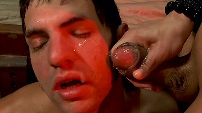 Busty TS fucks in ass hotel manager