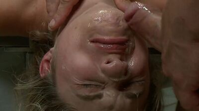 Hairy nurse strapped and banged