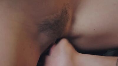 Two horny milf and the bar waitress enjoy their threesome sex