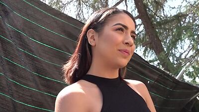 Pickedup Latina seduced into giving head and bendover sex