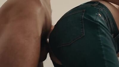 Stepdad barebacks his shemale stepdaughter while on laundry