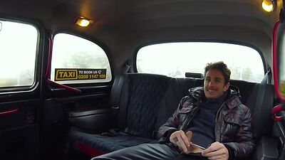 Dickblowing european cabbie blows and rides passengers rod