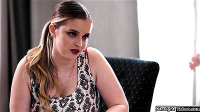 Guy fucks busty counselors hairy pussy as his wife watches