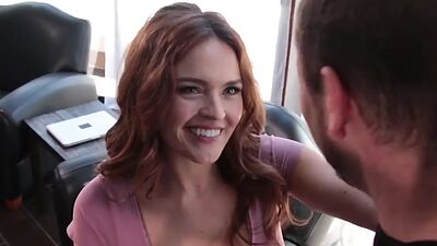 Busty double penetrated babe gang banged in bdsm group