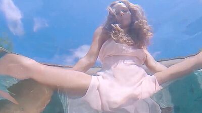 Beautiful small tits MILF Katya Clover showing ass in amazing photo session