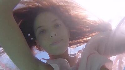 Beautiful small tits MILF Katya Clover showing ass in amazing photo session