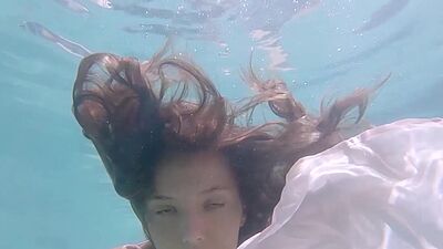 Beautiful small tits MILF Katya Clover showing ass in amazing photo session