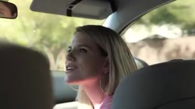 Brunette babe gets hairy pussy licked by petite lesbian gf