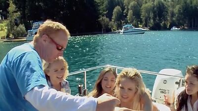 Big boobed Danielle Mathers and GFs preparing for an erotic photoshoot