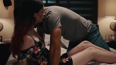 Skinny trans woman bareback fucked by her handsome stepbro