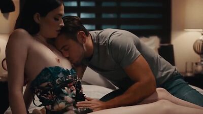 Skinny trans woman bareback fucked by her handsome stepbro