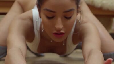 Hot fingering and passion masturbation with petite Latina teen Emily Willis