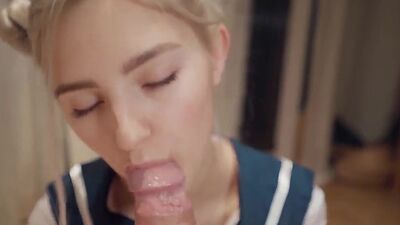 Kawaii schoolgirl gets fucked creampie