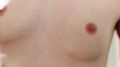 Petite blonde ukrainian Gerda Rubia introduces her tiny tits during workout