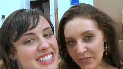Slutty Stepsisters love hot cumshots p2