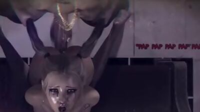 Slut is fucked by futanari nun in a 3d fantasy adult comics