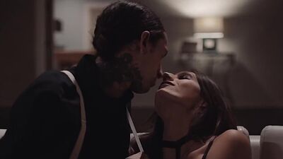 Handsome dude lets shemale gf suck and ride his hard dick