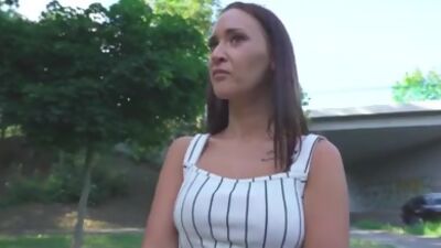 Bigboob euro gets paid for POV sucking and missionary sex