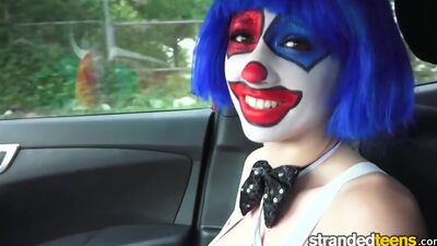 StrandedTeens - Dirty clown gets into some funny business