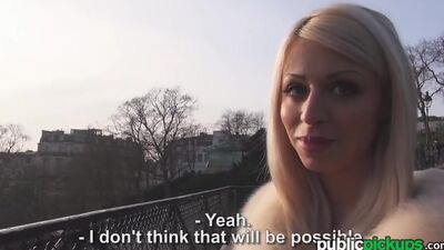 Mofos - Chloe Lacourt - Smokin French Blonde Flashes Tits