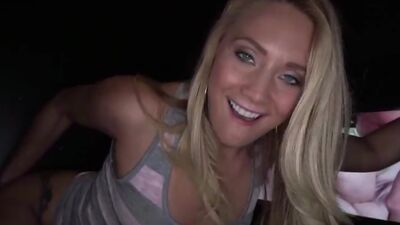 Sexy Blonde Swallows Cum In the Glory Hole