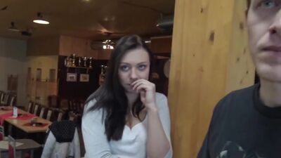 Cuckold allows guy please his cute GF right in bowling club