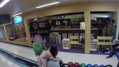 Cuckold allows guy please his cute GF right in bowling club