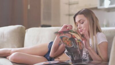 Steamy intergenerational intercourse with a blonde teen beauty