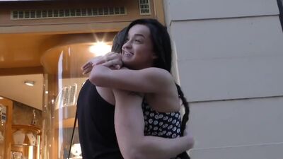 Man with camera fucks pretty girl in exchange for money