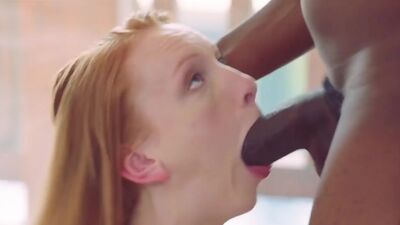 BLACKED - Red head wife goes crazy on big black cock