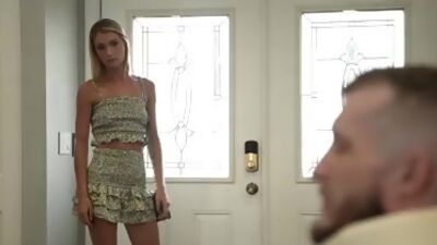 Payton soaks Brick's cock with her teen juices