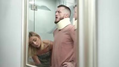 Payton soaks Brick's cock with her teen juices