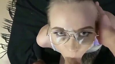 Cum in mouth Stepsister cumshot compilation p4