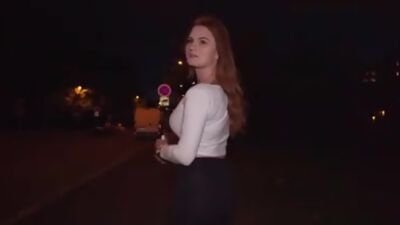 Public sex with redhead big boobed nasty natural babe