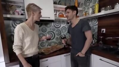 Belinda takes Parker cock for hard pounding