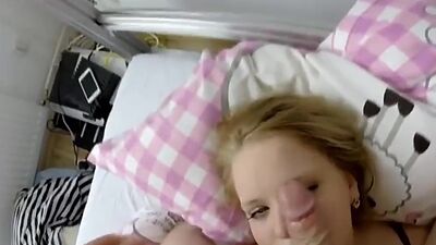 Cumshot Compilation German Teen love cum on her face
