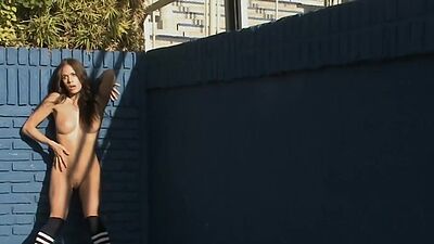 Footballer babe Danielle Mathers and GFs flashing big boobs on the field