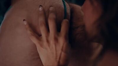 Stepmom trans babe licks and barebacks her stepsons ass