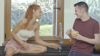 Stepsis Veronica Leal met new big cock stepbro and she wanted his dick