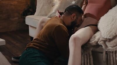 Stepdadlets his shemale stepdaughter bareback his ass