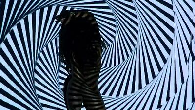 Black MILF Ana Foxxx hot posing totally naked after amazing striptease