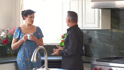 Marcus London lustfully taste Penny Barbers mature twat