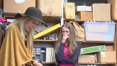 Officer strips and fucks teen shoplifter and big tits milf