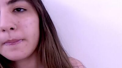 Super cute 20 babe sucks and gets fucked in studio